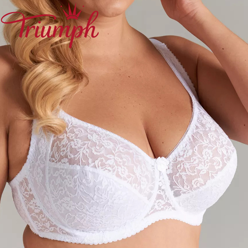 💖Triumph® 4 sztuki ✨Biustonosz koronkowy duże rozmiary✨