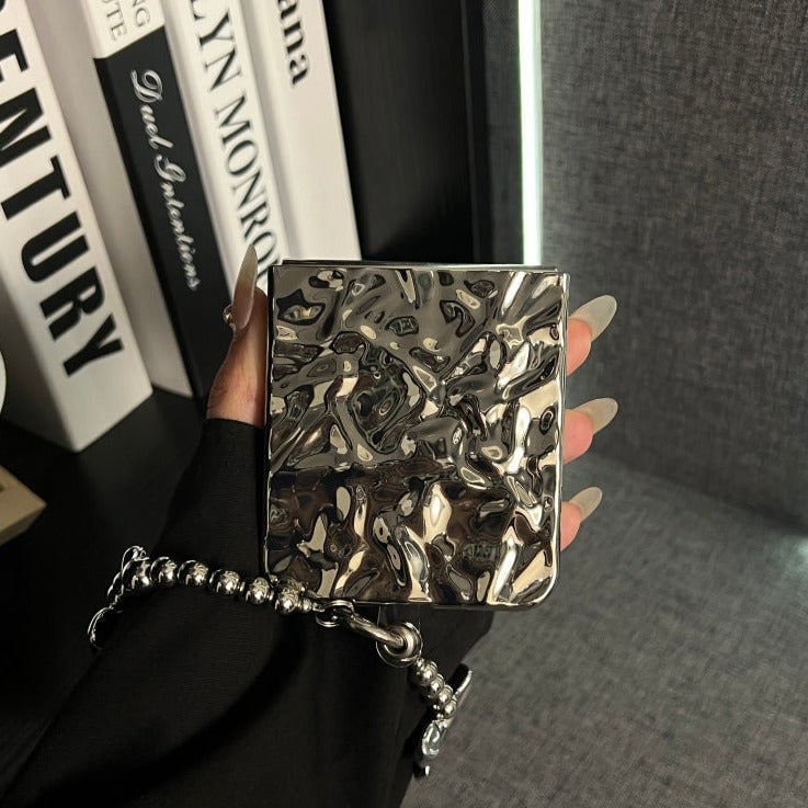 Mirror Finish Phone Case with Elegant Bracelet