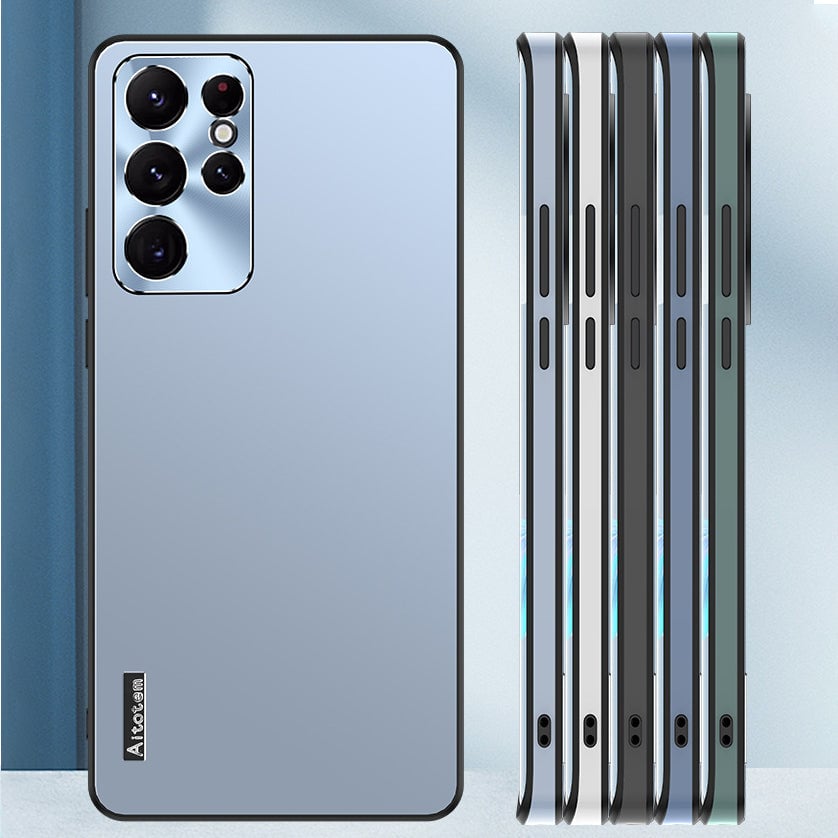 Nowe metalowe etui odporne na wstrząsy do telefonów Samsung serii 23/24