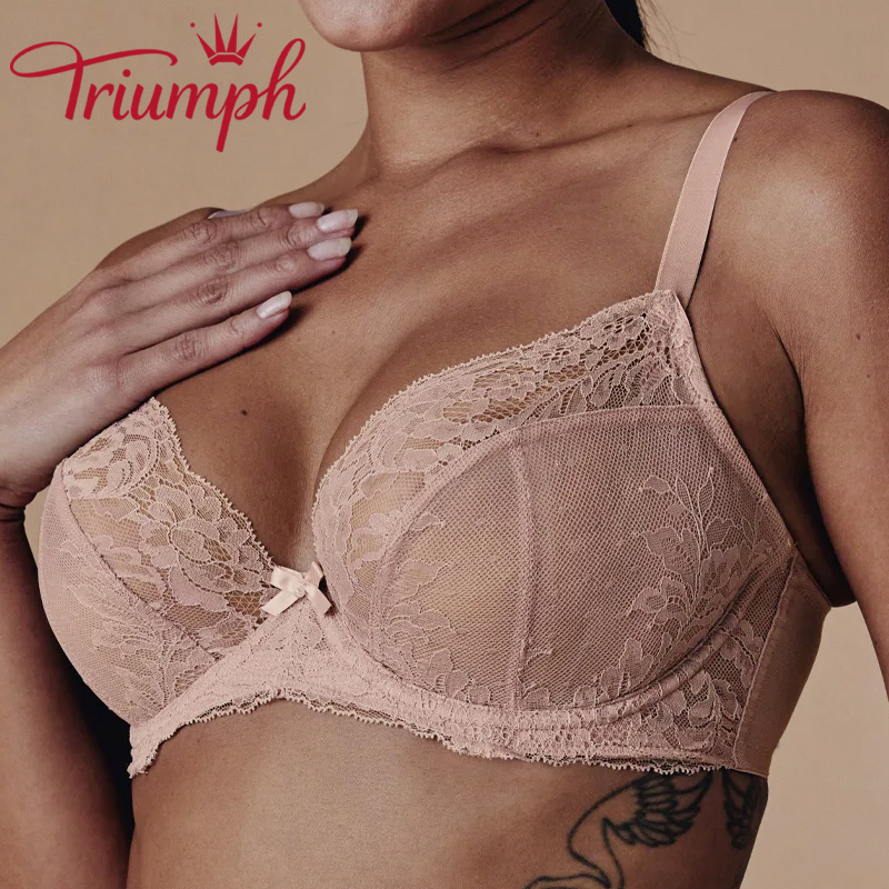 Triumph - 3-częściowy 🔥Biustonosz bez usztywnienia, o kroju plunge❤️