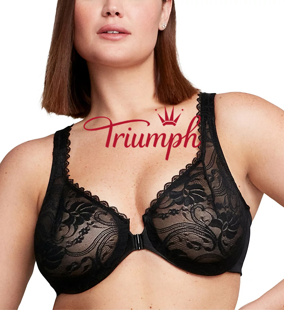 Triumph - 3 db. (75A-120F) 💝Stretch csipke elülső zárható melltartó