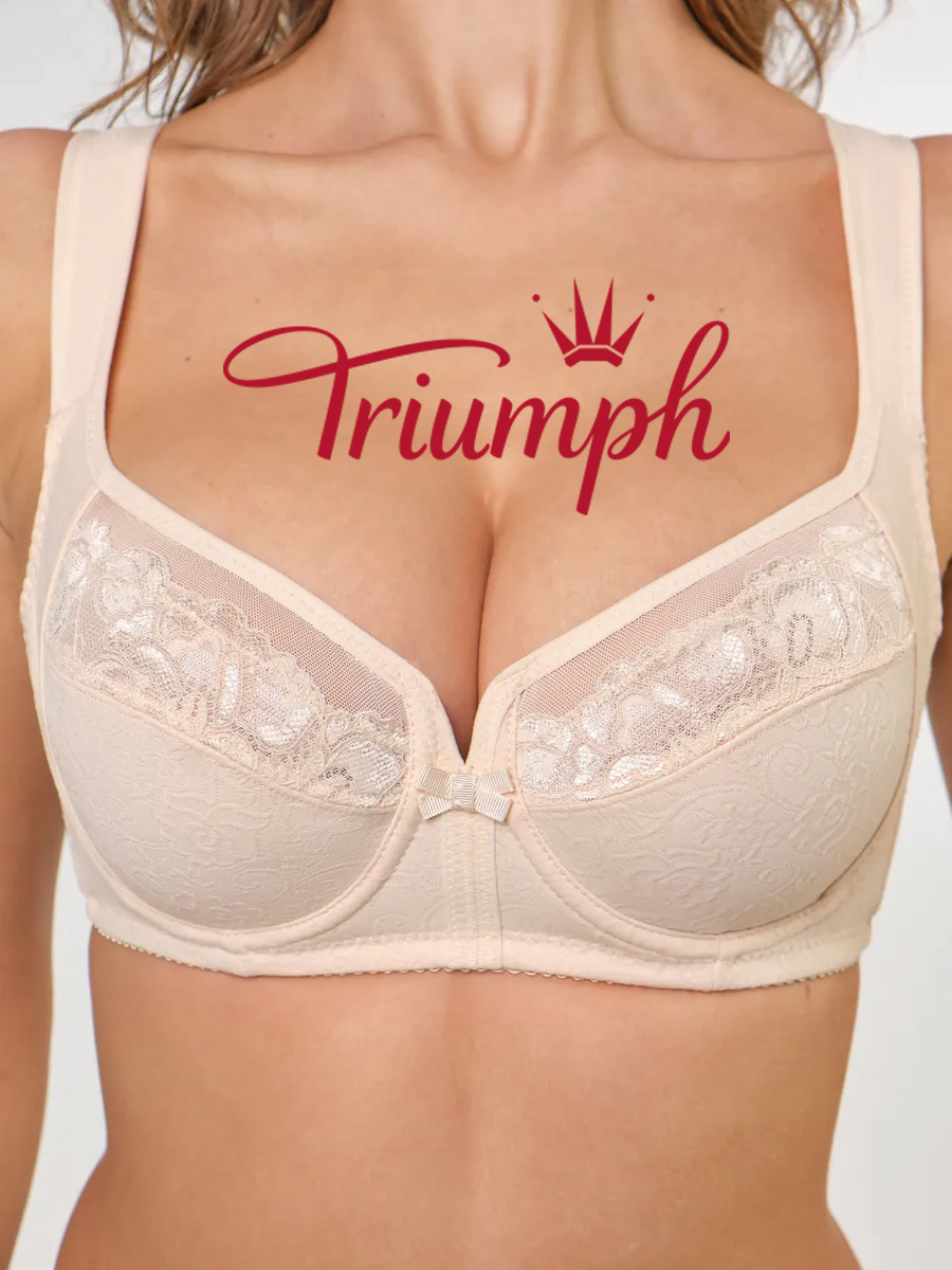 💖Triumph® 3-pak ✨💖Triumph® 3-pak ✨2025 nowy Biustonosz koronkowy duże rozmiary [75A-110H]