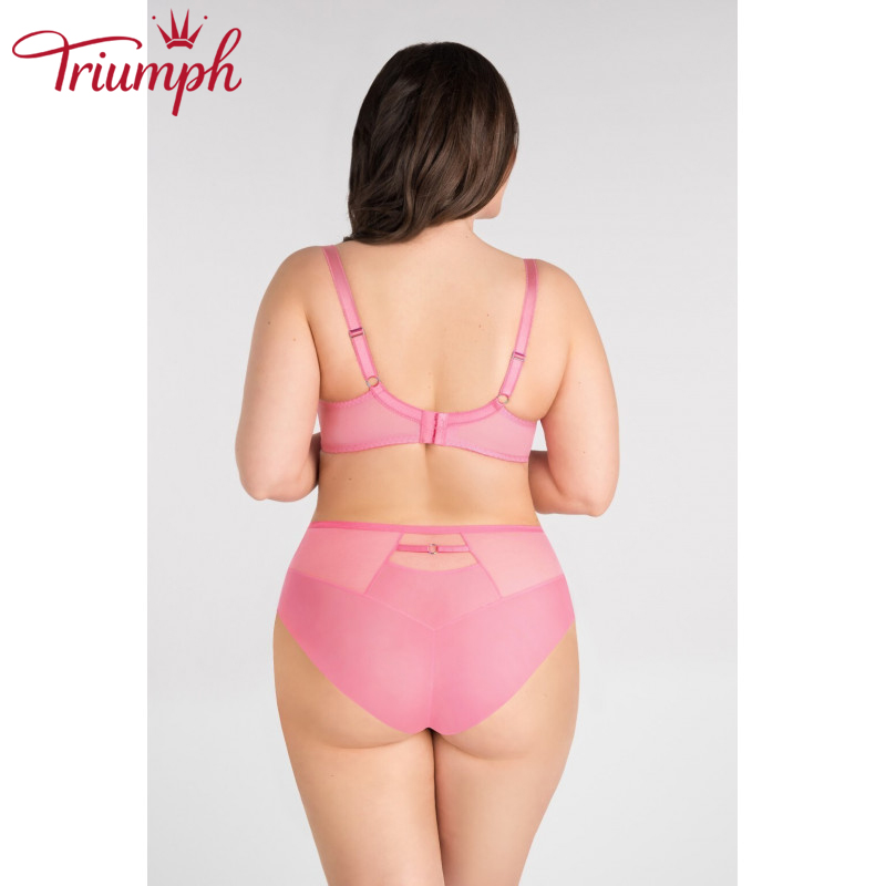 Triumph - (3 szt.) Odpinany miękki haftowany biustonosz