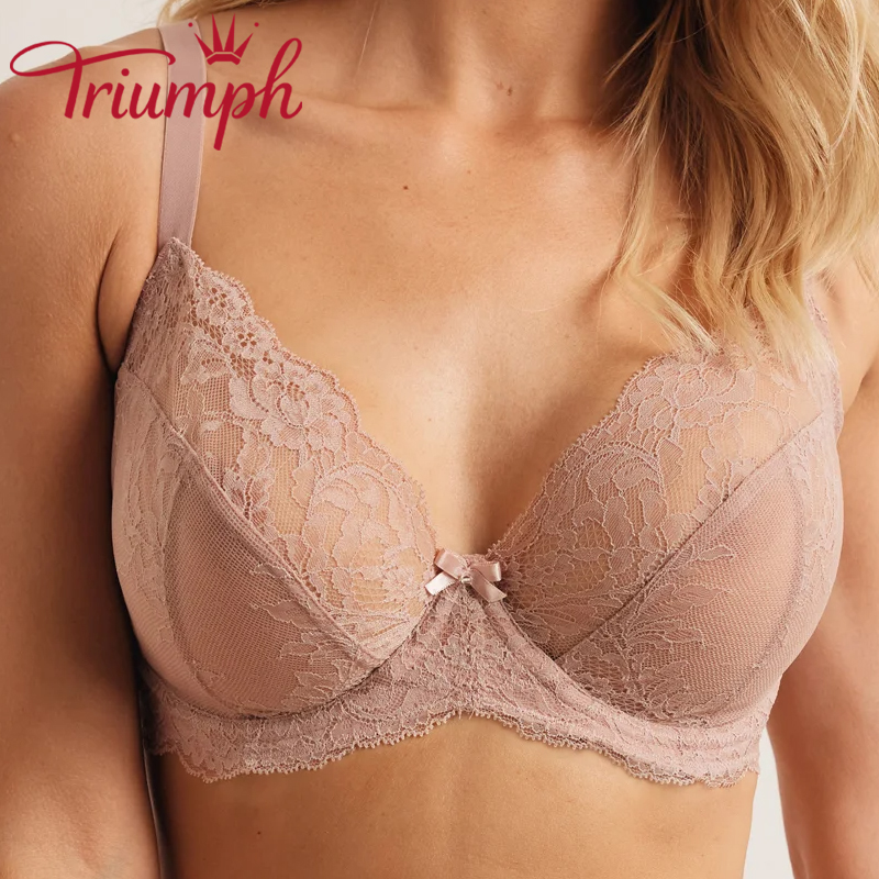 Triumph - 3-częściowy 🔥Biustonosz bez usztywnienia, o kroju plunge❤️