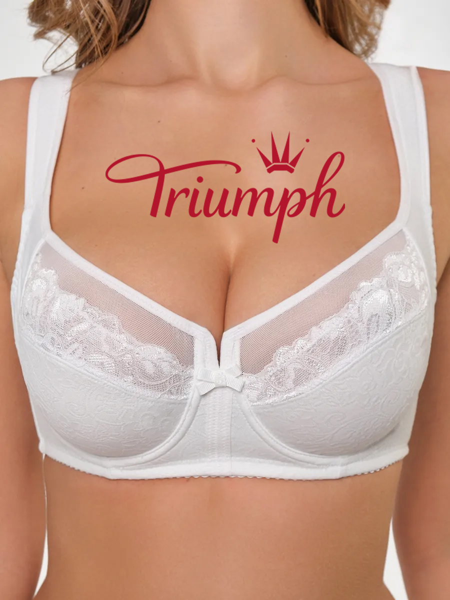 💖Triumph® 3-pak ✨💖Triumph® 3-pak ✨2025 nowy Biustonosz koronkowy duże rozmiary [75A-110H]