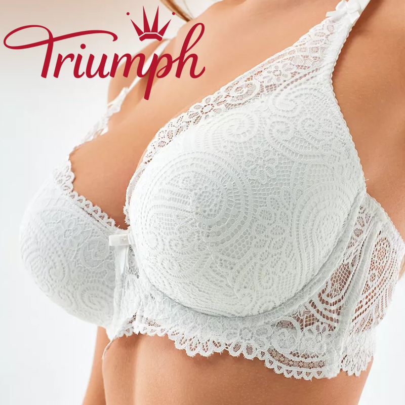 💖Triumph® 3-pak ✨Biustonosz koronkowy push-up