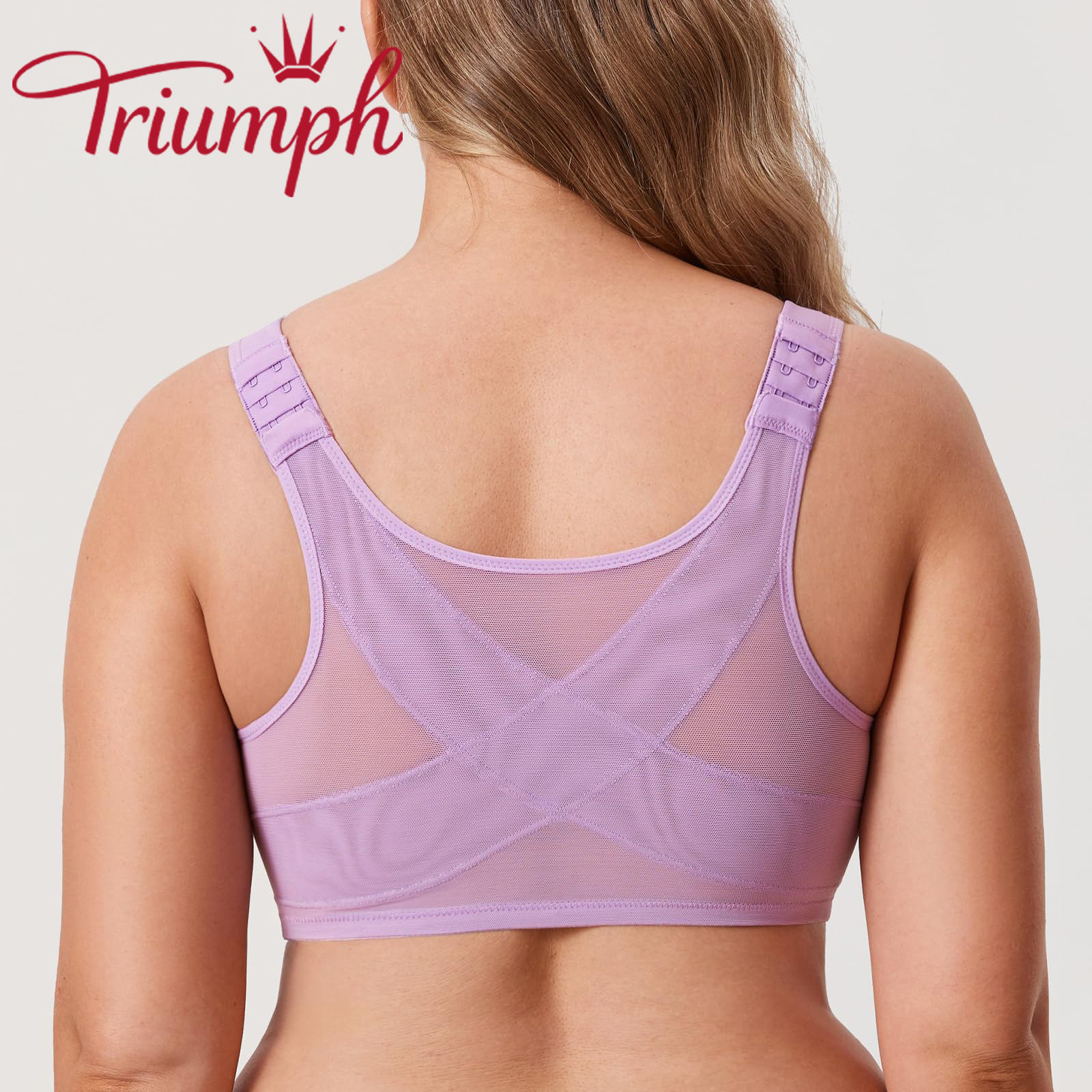 Triumph®👑3 Temptations✨✨70% jakości💝Biustonosz zapinany z przodu, zapewniający pełne pokrycie [75A-120F]