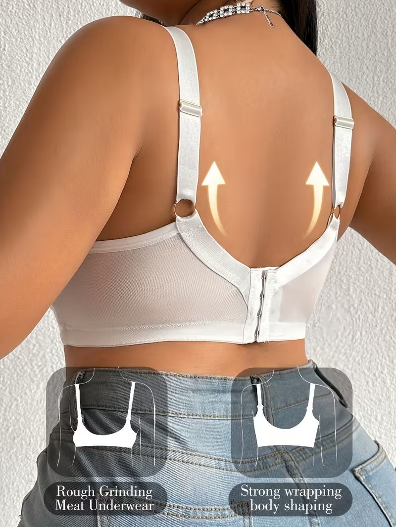 Triumph - 4 τεμάχια(75-120) 🔥Γυναικείο σουτιέν plus size με δαντέλα