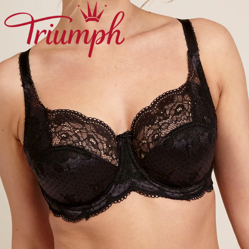 Triumph - 3 részes 🔥nem párnázott szatén és sztreccs csipke melltartó❤️