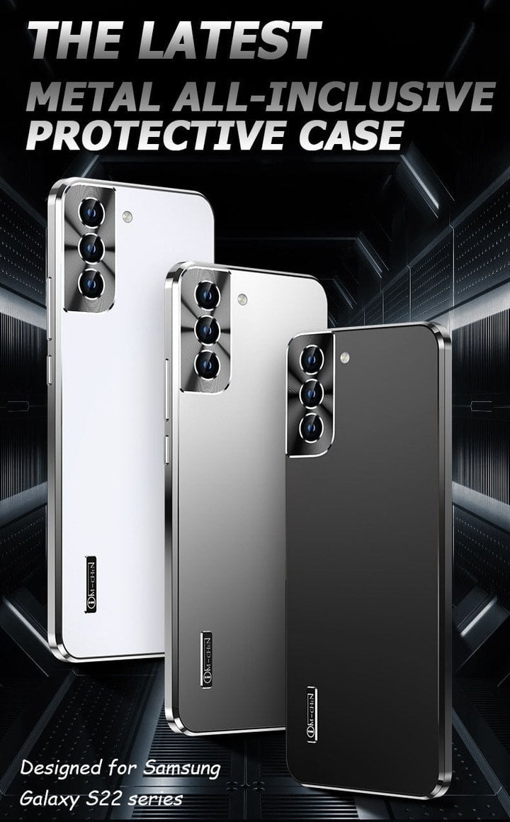 Nowe metalowe etui odporne na wstrząsy do telefonów Samsung serii 23/24