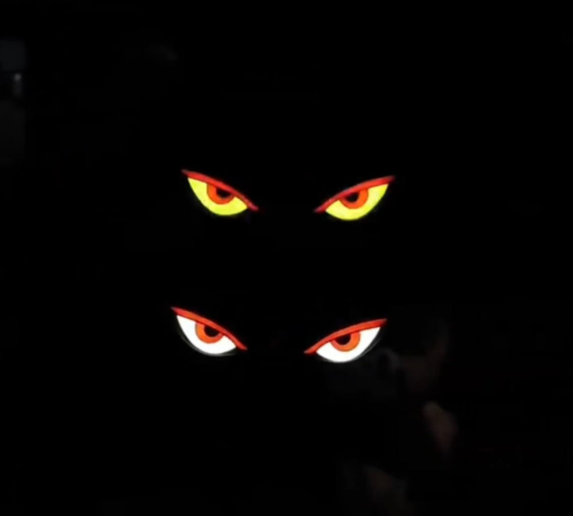 Samochodowa lampka LED na szybę „Solar Demon Eye”