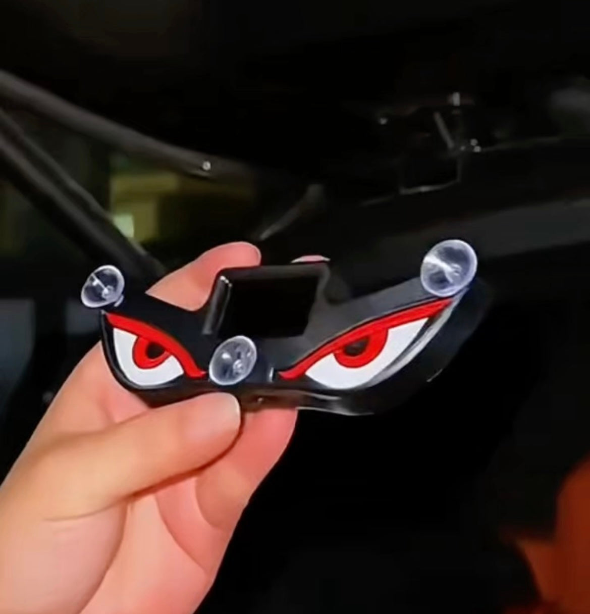 Samochodowa lampka LED na szybę „Solar Demon Eye”