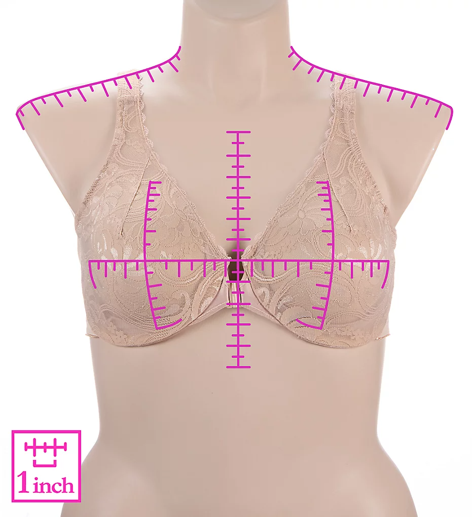 Triumph - 3 db. (75A-120F) 💝Stretch csipke elülső zárható melltartó
