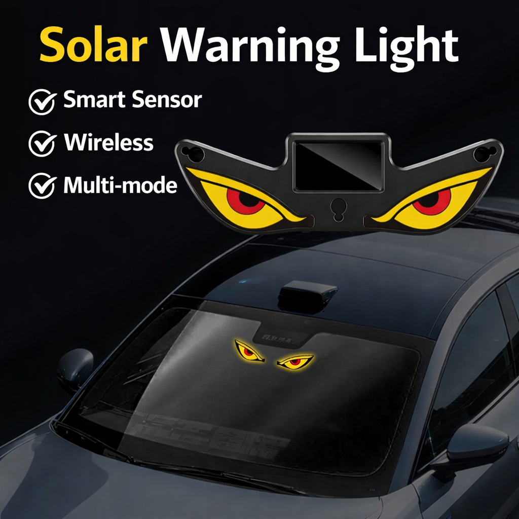 Samochodowa lampka LED na szybę „Solar Demon Eye”