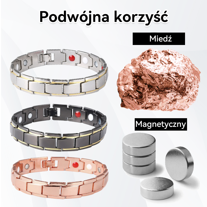 CZTICLETM 🔴Miedź Puls Prostata Wellness Bransoletka
