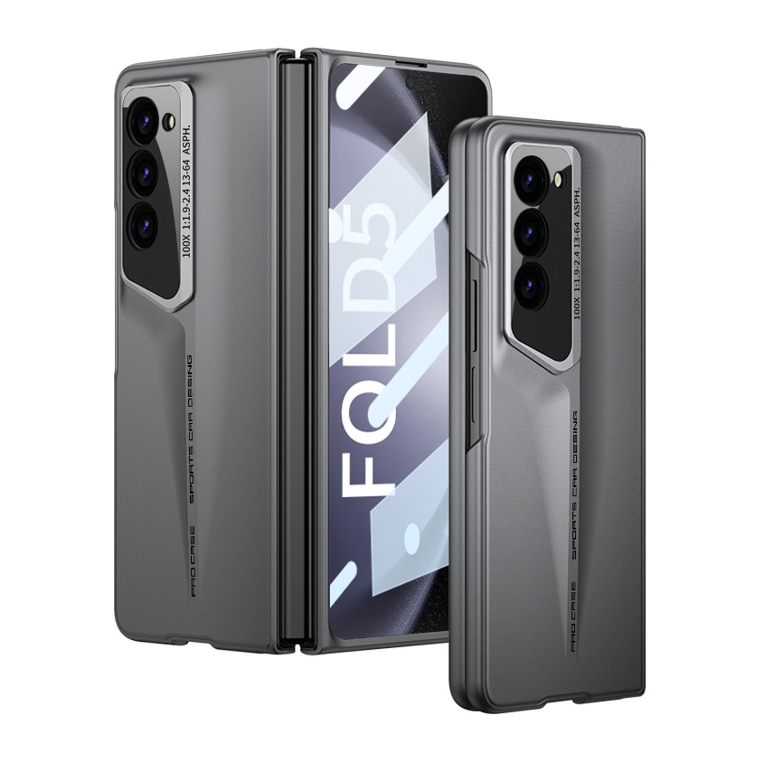 Suitable for Samsung Shell Film Integrated Magnetic Folding Hinge Phone Case