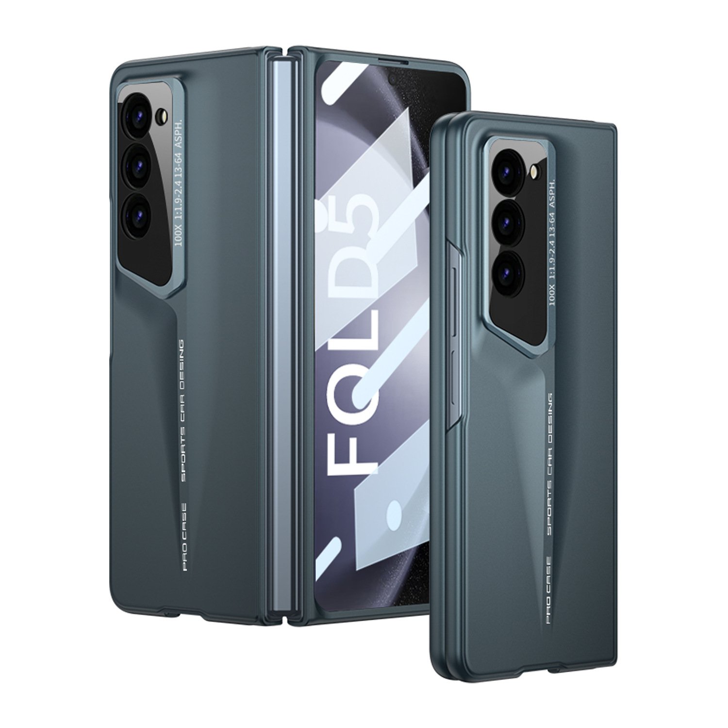 Suitable for Samsung Shell Film Integrated Magnetic Folding Hinge Phone Case