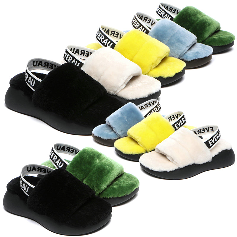 uqdfgg Fluffy Slippers