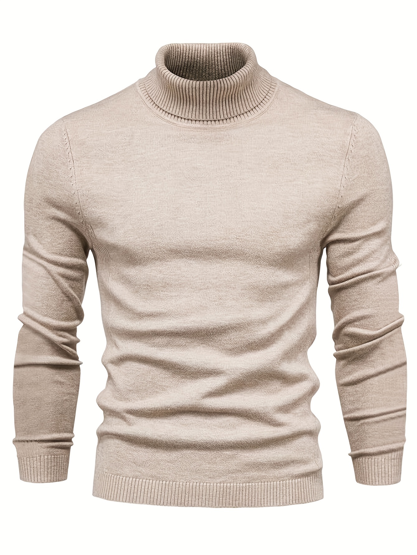 all match knitted sweater mens casual warm slightly stretch lapel neck pullover sweater for men fall winter details 11