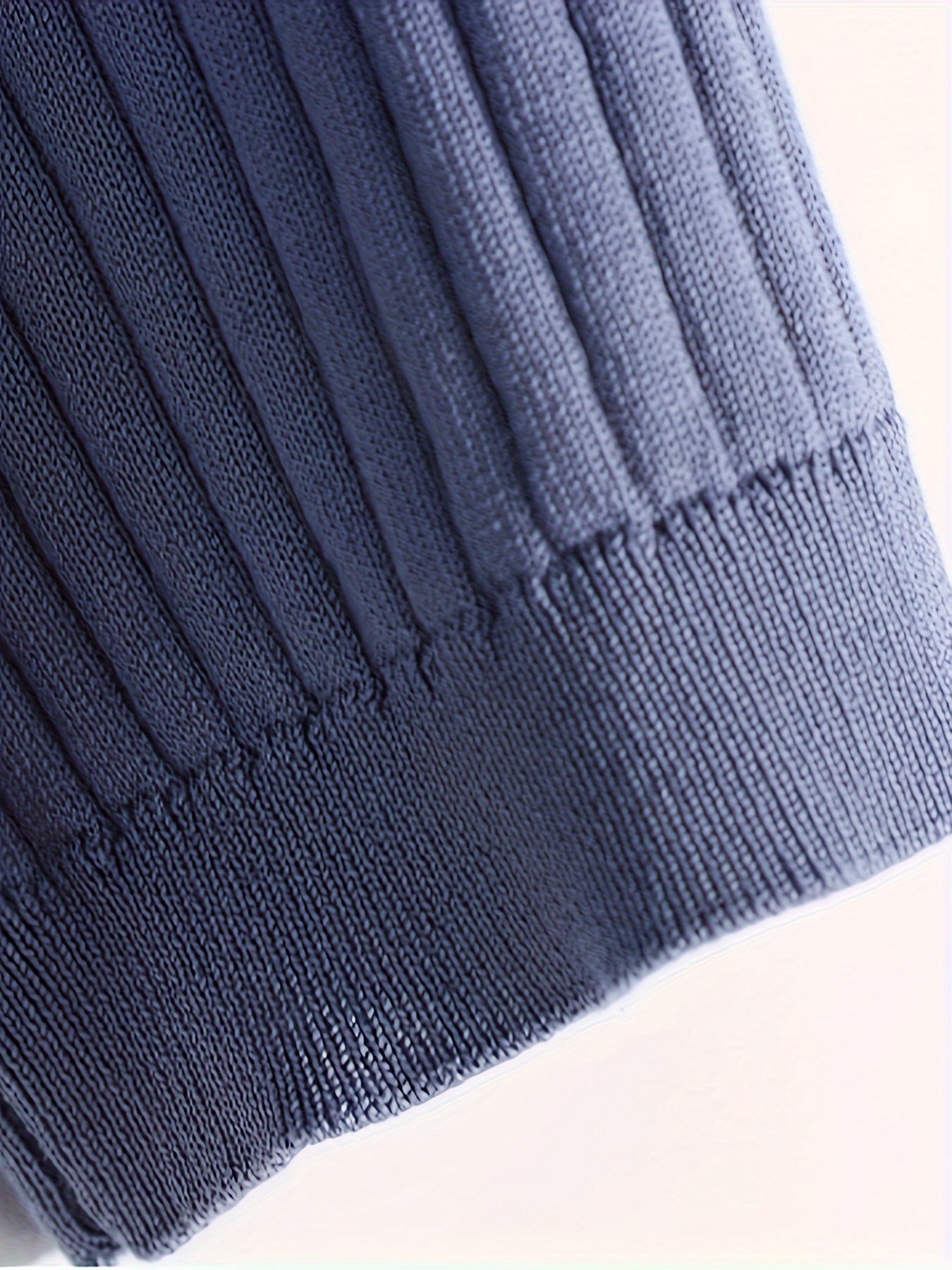 mens stripe pattern sweater casual breathable medium stretch short sleeve knitted top for summer details 14