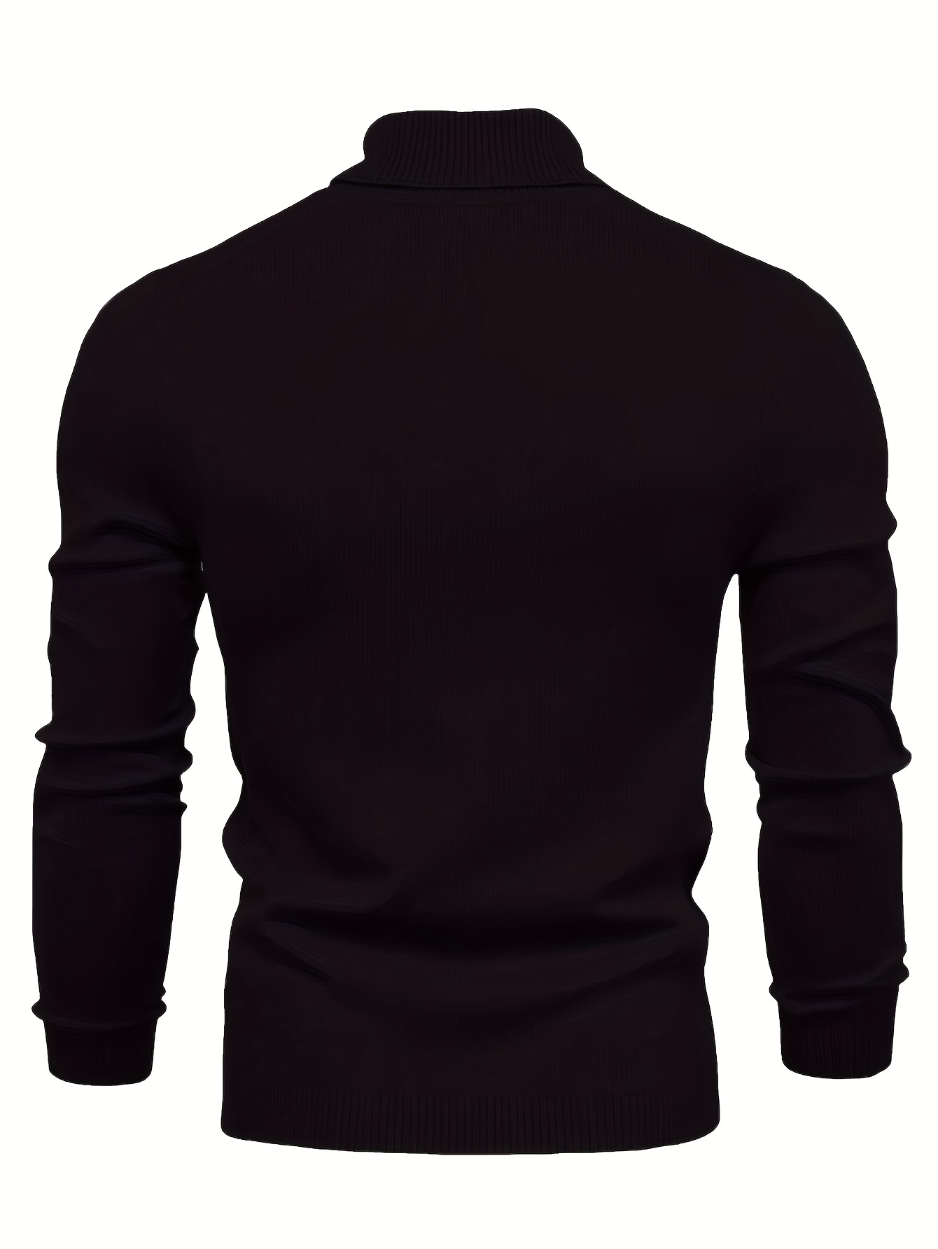 all match knitted sweater mens casual warm slightly stretch lapel neck pullover sweater for men fall winter details 3