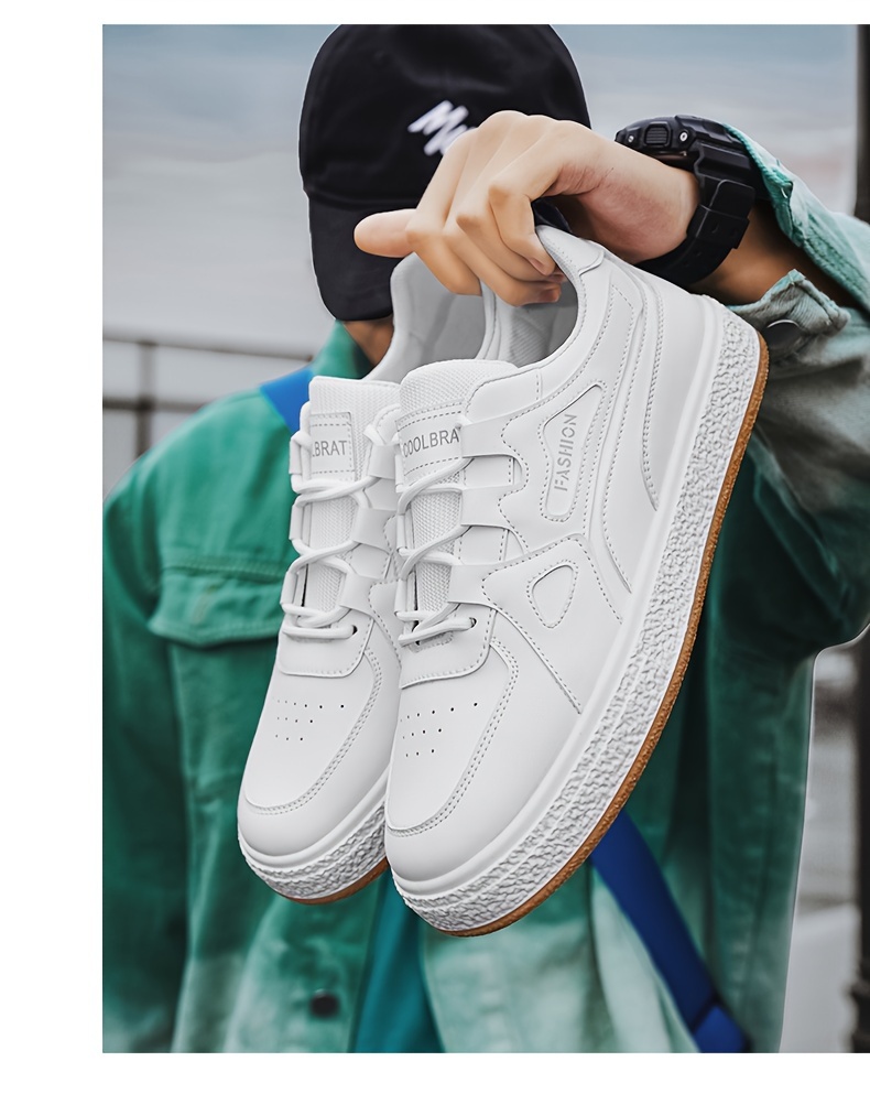 low top skateboard shoes men s trendy comfy non slip durable details 3