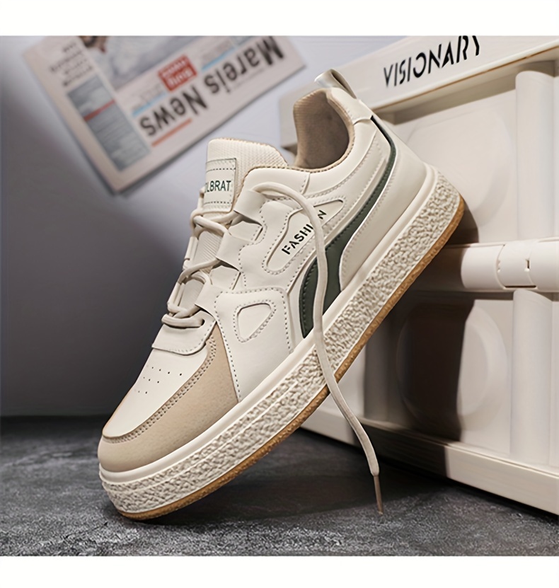 low top skateboard shoes men s trendy comfy non slip durable details 11