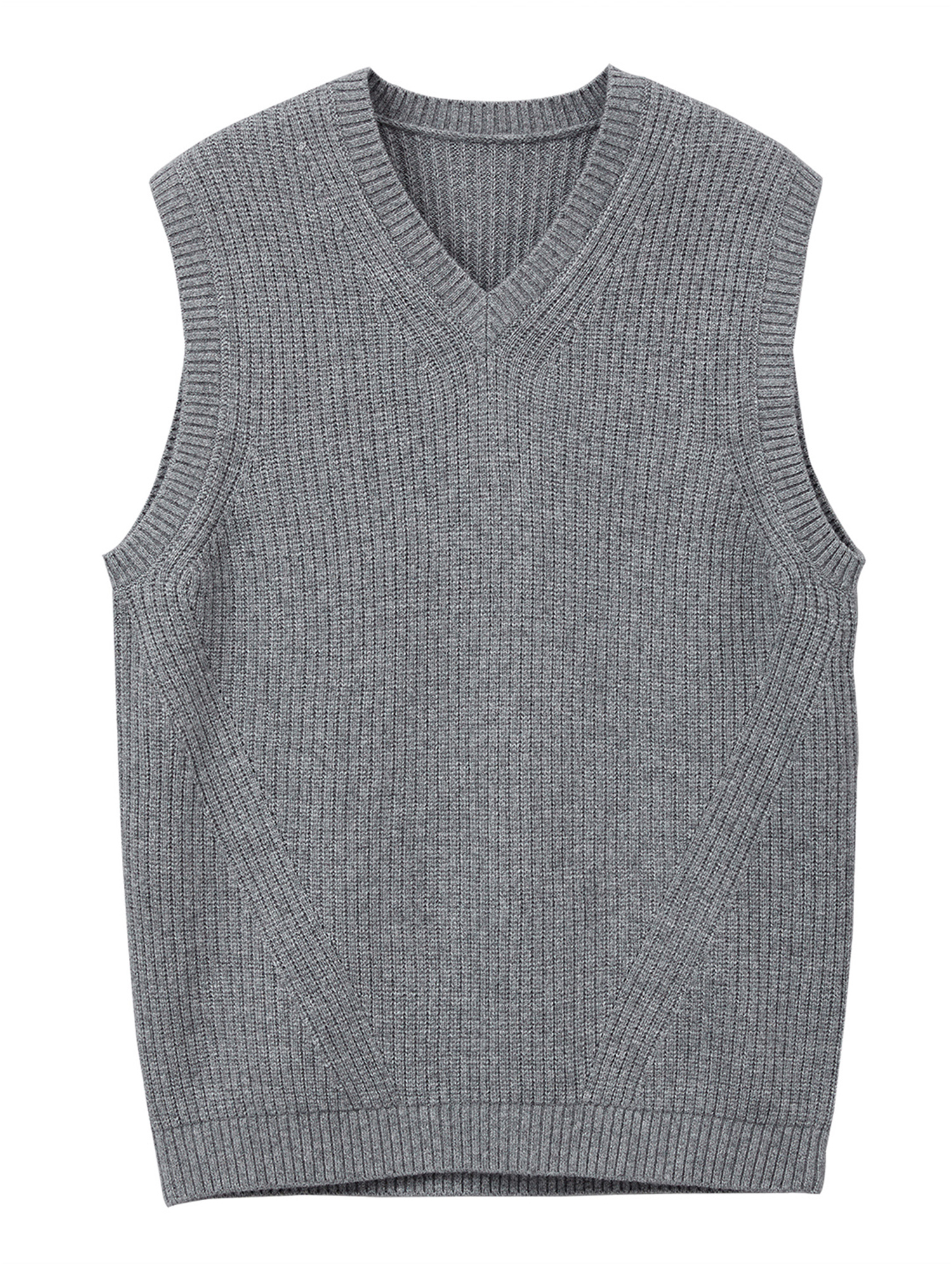 mens v neck sweater vest pullover solid color sleeveless sweaters vest preppy style details 29