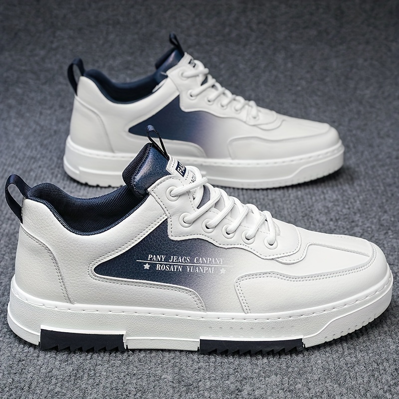 gradient detail skate shoes men s good grip breathable lace details 6