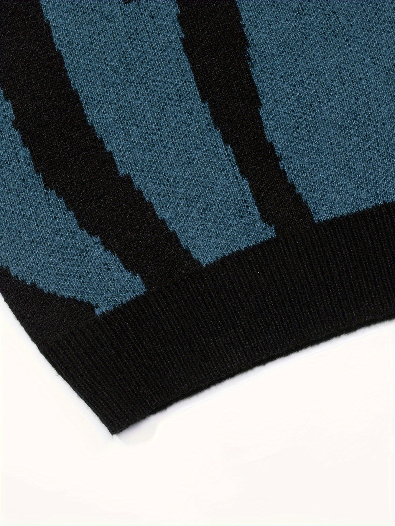 all match knitted letter print sweater mens casual warm slightly stretch crew neck pullover sweater for men fall winter details 14