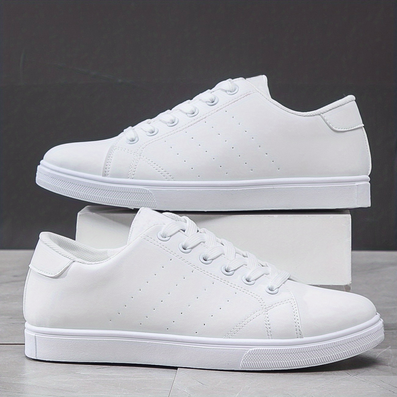 casual lace sneakers men s trendy details 3