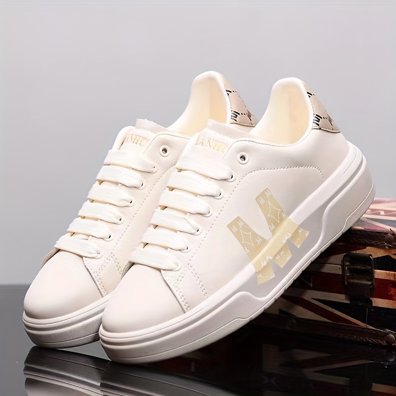 men s solid platform shoes low top lace outdoor walking details 3