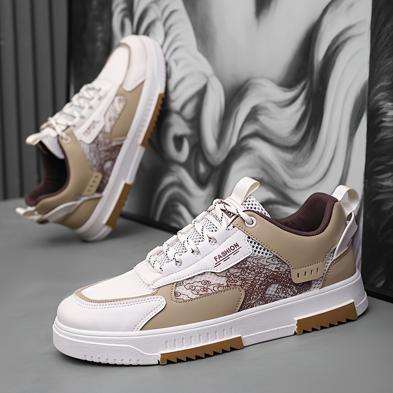 colour block skateboard shoes men s trendy street style details 7