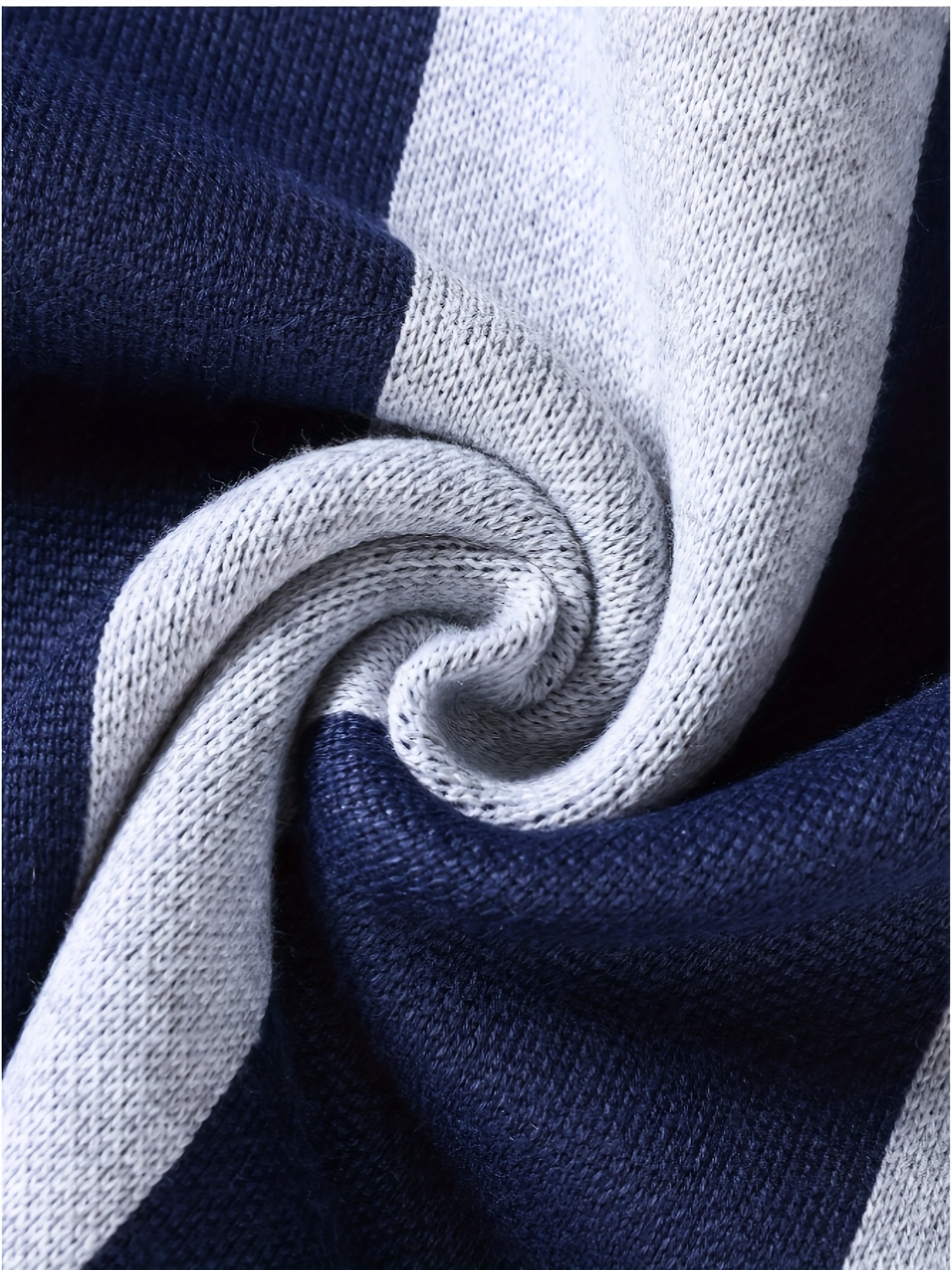 mens color block round neck sweater trendy stretch warm pullover for winter outdoor details 14