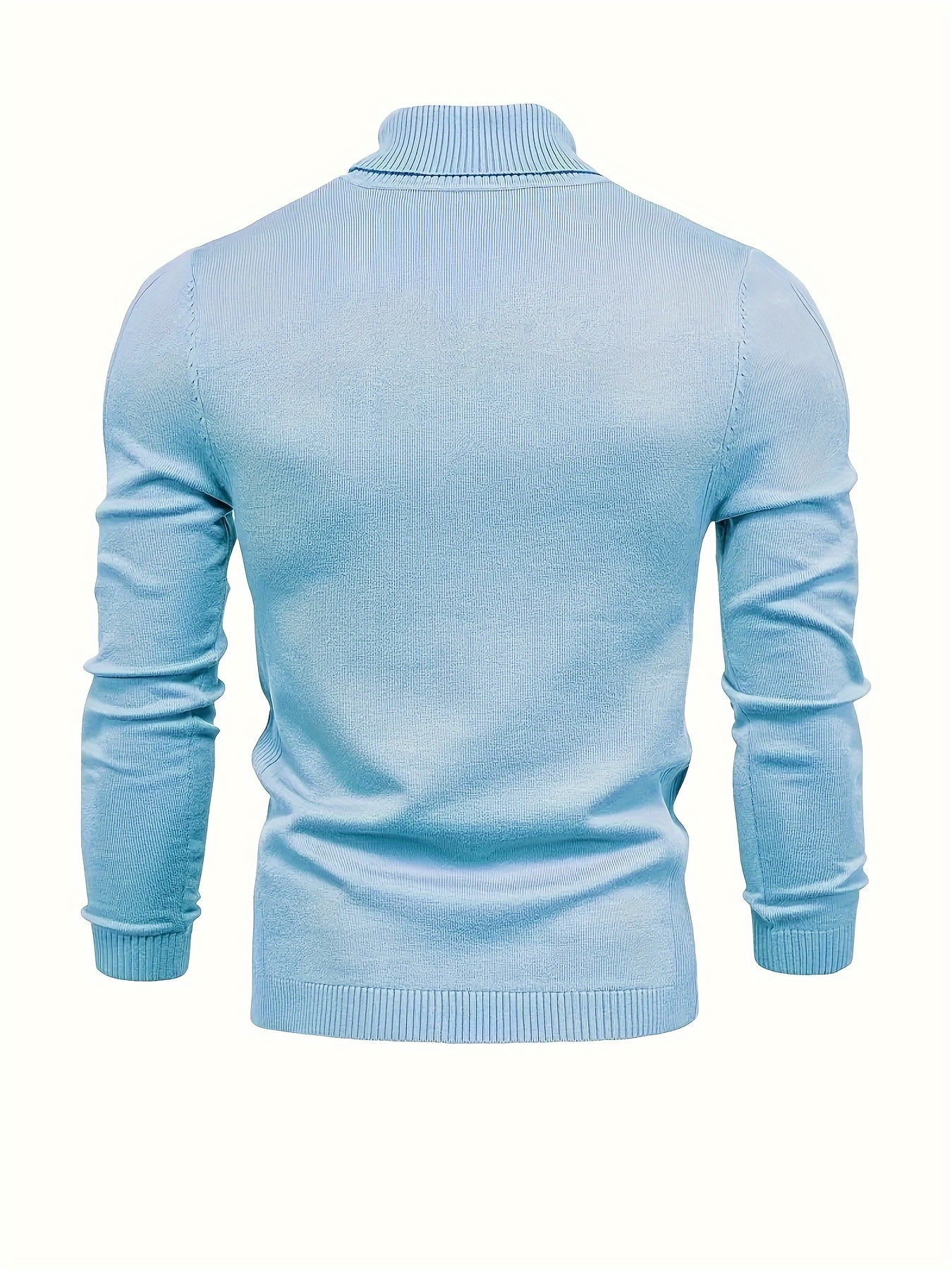 all match knitted sweater mens casual warm slightly stretch lapel neck pullover sweater for men fall winter details 29