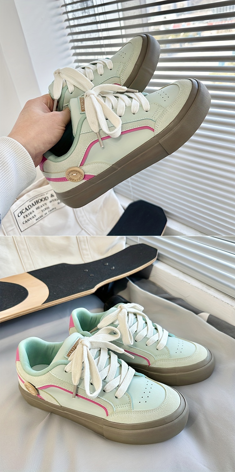 low top skateboard shoes men s trendy solid colour comfy non details 1