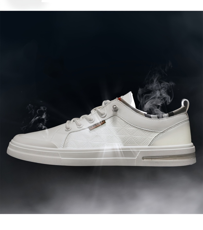 low top skateboard shoes men s trendy solid colour comfy non details 0