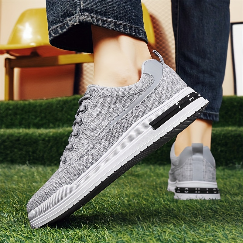 skate shoes men s vintage solid comfy non slip lace casual details 12