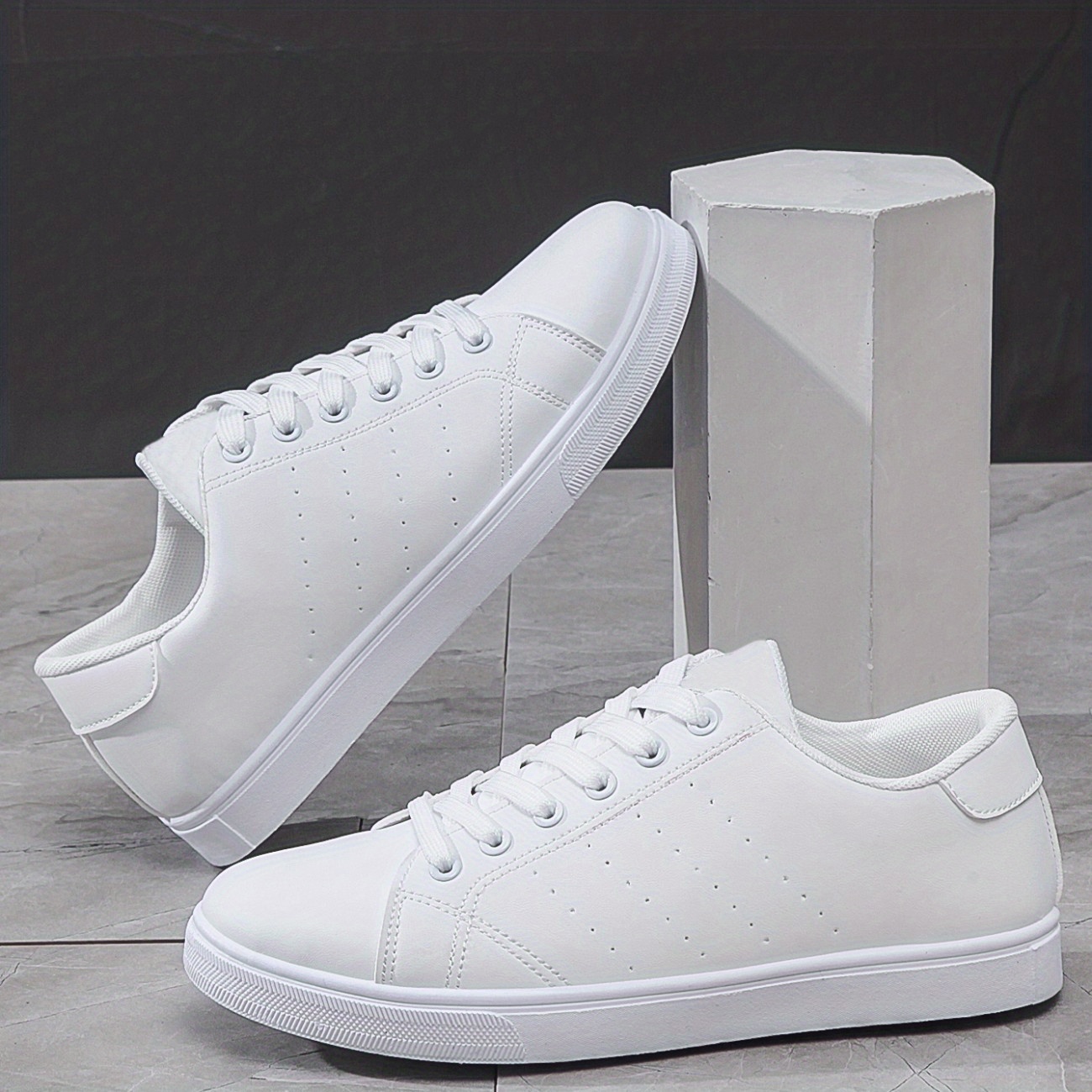 casual lace sneakers men s trendy details 0