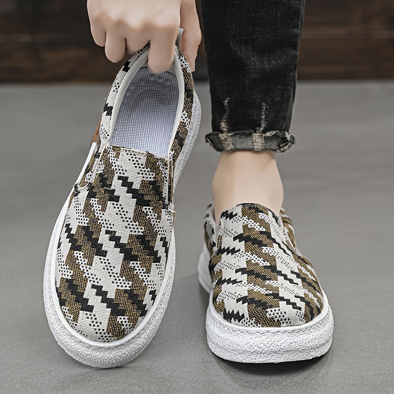 mens loafer shoes trendy color block slip on casual sneakers for outdoor walking hiking fishing all seasons men s shoes temu details 8