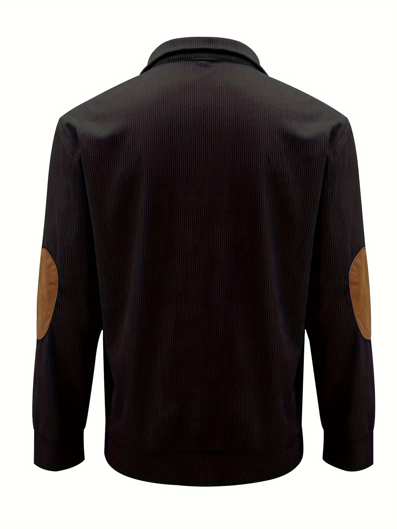 mens retro stand collar ribbed sweatshirt for men solid sweatshirts for spring fall long sleeve tops details 26