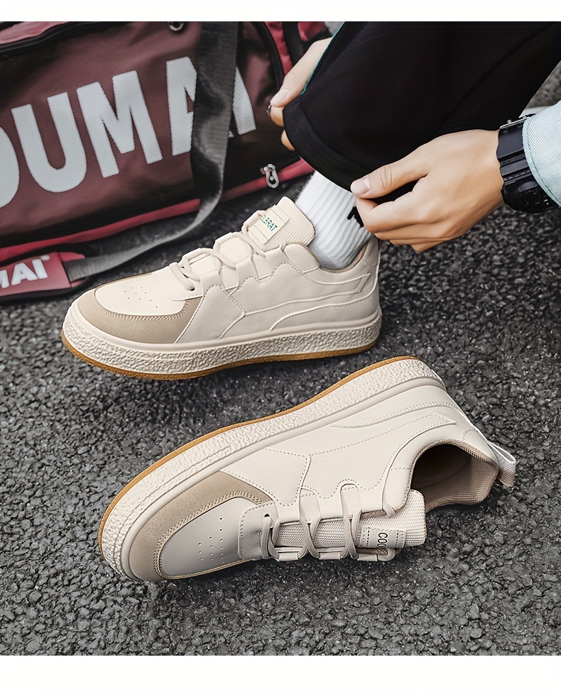 low top skateboard shoes men s trendy comfy non slip durable details 13