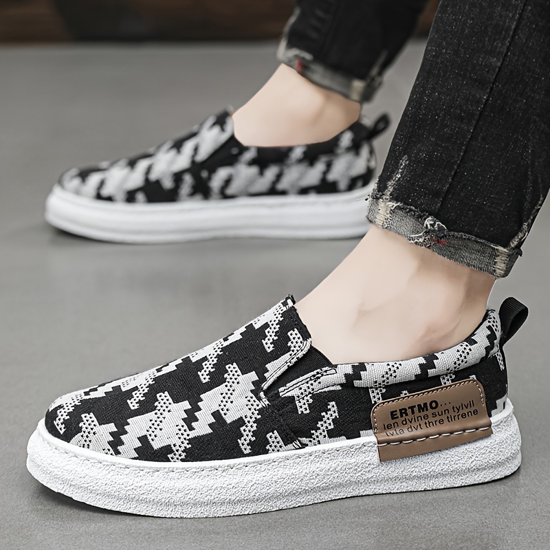 mens loafer shoes trendy color block slip on casual sneakers for outdoor walking hiking fishing all seasons men s shoes temu details 4