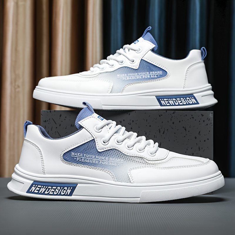 gradient skate shoes men s trendy casual breathable mesh low details 5