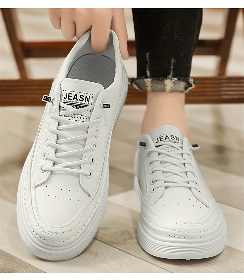 low top skateboard shoes men s casual lightweight non slip details 1