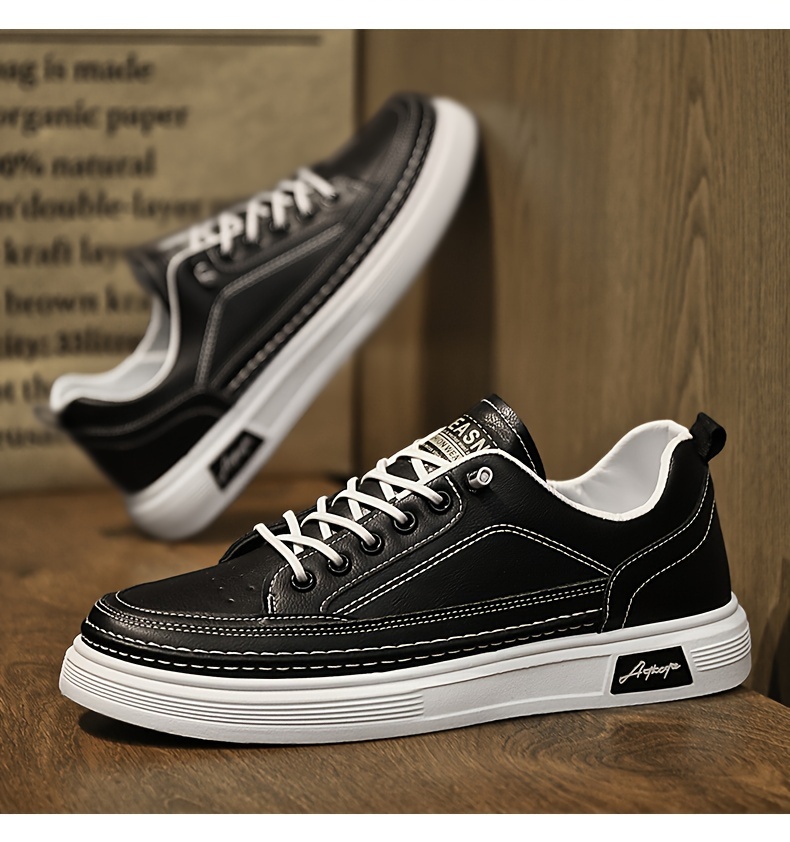 low top skateboard shoes men s casual lightweight non slip details 11