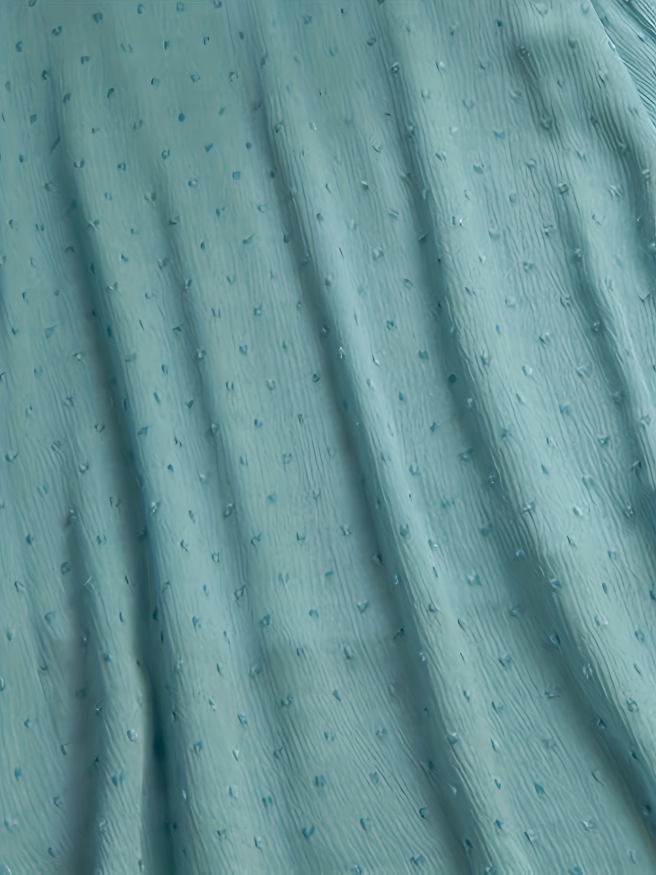 plus size hollow out button decor v neck 3 4 sleeve blouse womens plus ruffle hem casual blouse details 17