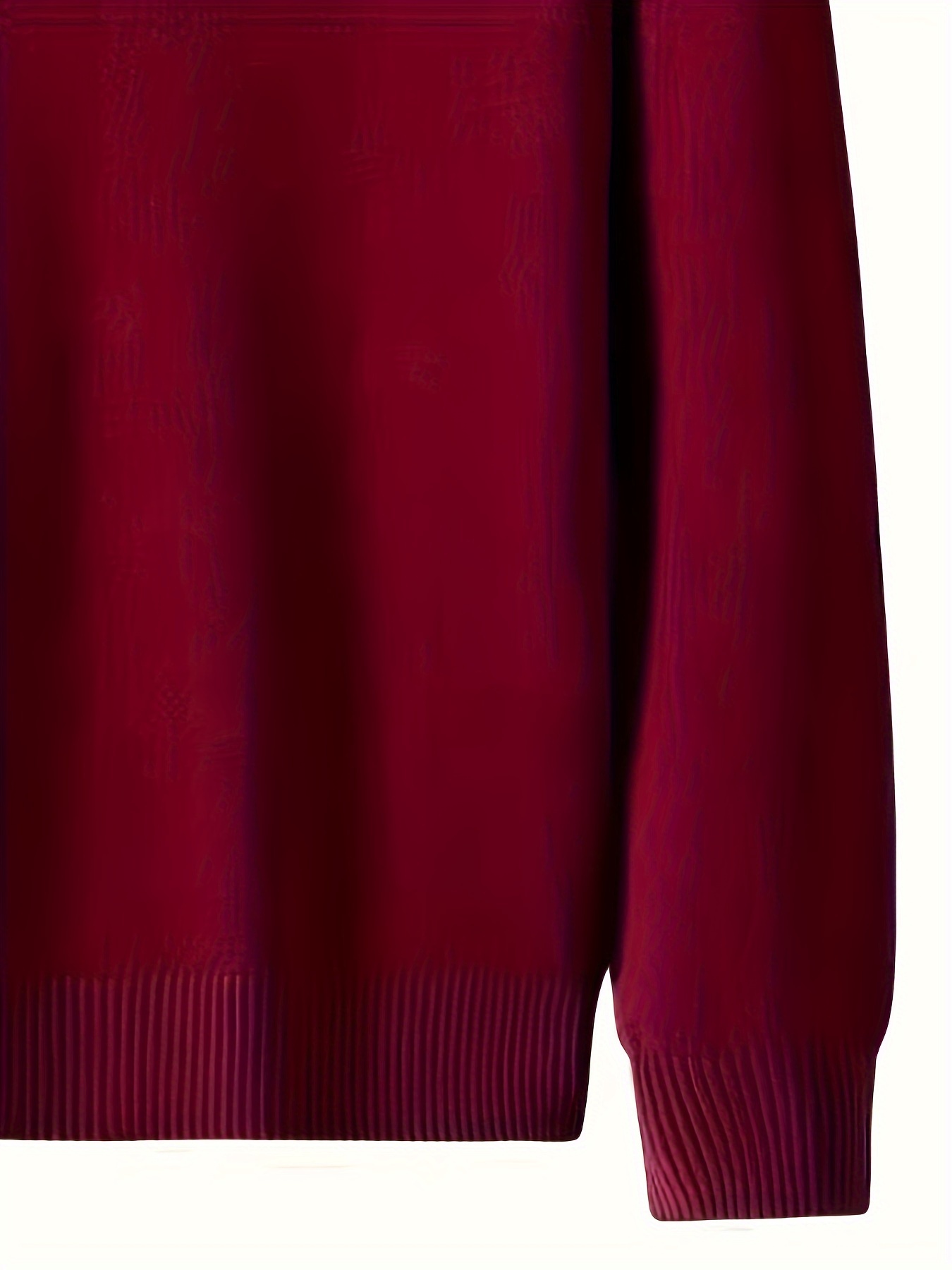 all match knitted solid sweater mens casual warm slightly stretch crew neck pullover sweater for men fall winter details 18