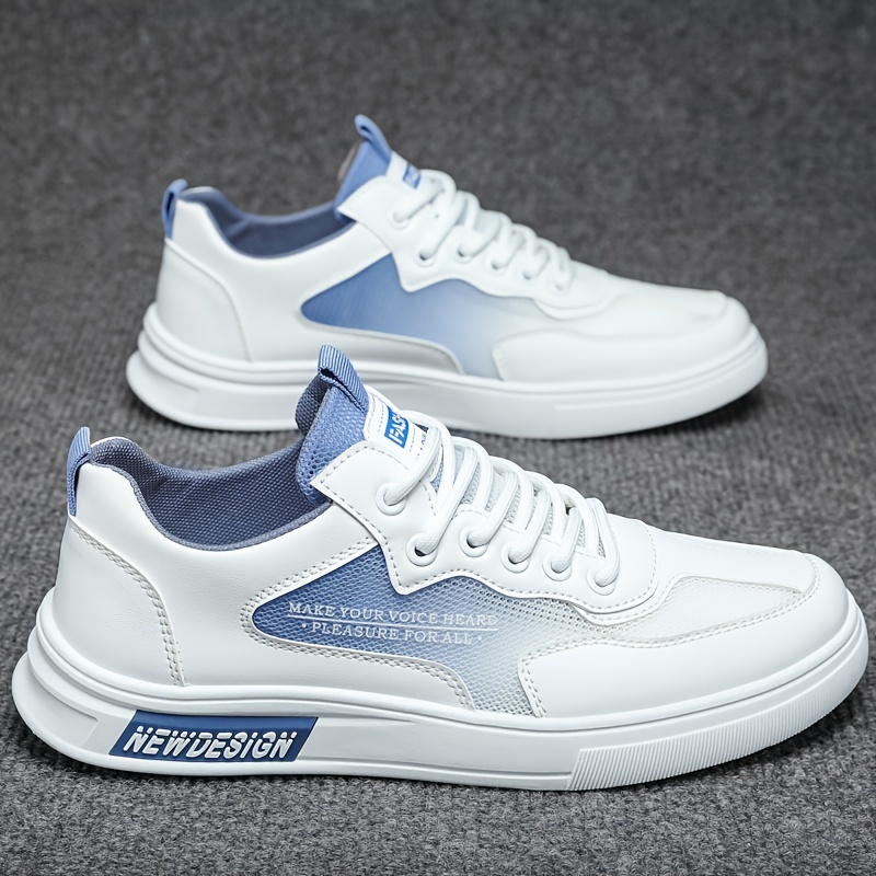 gradient skate shoes men s trendy casual breathable mesh low details 3