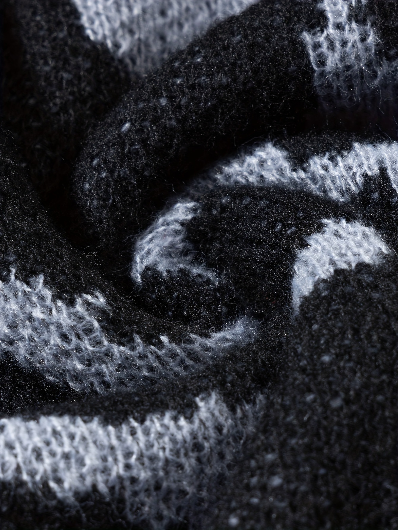 trendy pattern knitted sweater mens casual warm slightly stretch crew neck pullover sweater for men fall winter details 21